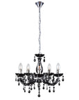 LAMPA SUFITOWA WISZĄCA EBT002-5CP BLACK 1