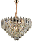 Lampa Wisząca Z Kryształami G057-CP 50cm Złota 1