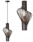 LAMPA SUFITOWA GEOMETRYCZNA APP484-1CP CZARNA 1