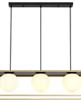 Lampa Sufitowa Czarno Złota APP1164-3CP 1