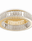 LAMPA KRYSZTAŁOWA PLAFON APP1719-C 40 Cm Złota 1