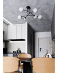 Lampa Wisząca Sufitowa Czarny Mat APP1576-6C 3
