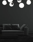 Lampa Wisząca Sufitowa Czarny Mat APP1576-6C 5