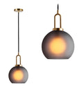 Lampa Sufitowa Wisząca Szklana Kula 20cm APP626-1CP