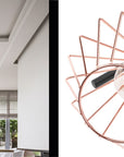 Lampa podwójna metalowa loft plafon APP535-2C Różowe Złoto