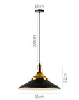 Lampa Sufitowa Wisząca Metalowa Loft APP292-1CP