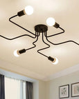 Lampa sufitowa/ścienna pająk Agaro 6