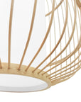 Lampa Wisząca Bambusowa APP1626-1CP 3