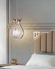 LAMPA SUFITOWA WISZĄCA LHJ107-1CP JASNE RÓŻOWE ZŁOTO 20