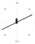 Lampa Kinkiet Do Salonu Led Neutralny 12w 92cm App583-1w