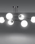 Lampa Wisząca Sufitowa Czarny Mat APP1576-6C 2