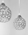 Lampa Wisząca Kryształowa Potrójna App715-3cp Chrom