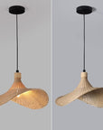 Lampa Wisząca Bambusowa APP1642-1CP 30cm 4