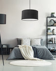 Lampa Wisząca 36cm APP622-1CP Czarna