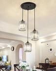 Lampa Sufitowa Kryształ APP513-3CPR Czarna