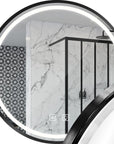 Lustro Ścienne Led 50cm Mmj Black 1