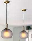 Lampa Sufitowa Wisząca Szklana Kula 20cm APP626-1CP