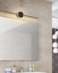 Kinkiet Łazienkowy Led Round Black 60cm App849-1w