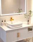 Lustro ścienne led 80x60cm p10407