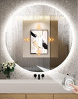 Lustro ścienne led 80cm hzj080