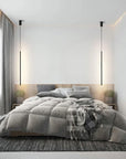 Lampa Led Wisząca Black App1449-c 8