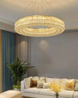 LAMPA SUFITOWA WISZĄCA LED APP1569-CP Gold 80cm 2
