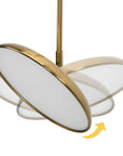 Lampa Wisząca LED APP1281-CP Gold 2