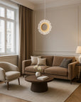 LAMPA SUFITOWA WISZĄCA LED LHJ102-1CP ZŁOTA 2