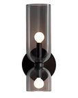 LAMPA ŚCIENNA KINKIET APP1208-2W Czarna 2