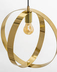 LAMPA SUFITOWA WISZĄCA GLAMOUR APP961-1CP Złota 2