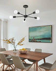 Lampa Pająk 5 APP1024-5CP Czarna 2