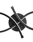 LAMPA ŚCIENNA KINKIET LED APP1050-W Czarna 2