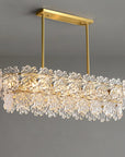 LAMPA KRYSZTAŁOWA WISZĄCA APP1198-4CP ZŁOTA 2