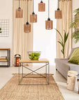 LAMPA SUFITOWA WISZĄCA APP1822-6CP NATURE BLACK 2