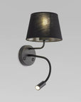 LAMPA ŚCIENNA KINKIET APP1610-2W Black 2