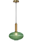 Lampa Sufitowa Wisząca Szklana APP465-1CP Zielona 2