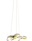 Lampa Sufitowa Nowoczesna LED + PILOT APP818-CP Złota 2