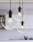 Lampa Sufitowa Wisząca Szklana Lassi 20 Cm APP306-1CP Czarna 2