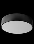 Lampa Plafon 40cm Okrągła Sufitowa App642-4c Czarna 2