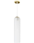 Lampa Sufitowa Wisząca Szklana APP665-1CP Biała 2