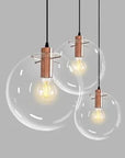 Lampa Sufitowa Wisząca Szklana Lassi 20 Cm App039-1cp Różowe Złoto 2