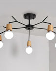 Lampa Sufitowa Skandynawska Metal APP694-5C 2
