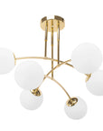 LAMPA WISZĄCA SUFITOWA ZŁOTA APP1577-6C 2