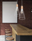 LAMPA SUFITOWA WISZĄCA APP1269-1CP Biała 2