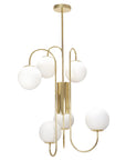 Lampa Wisząca APP1003-6CP Złota 2