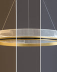Lampa Wisząca APP1189-CP Złota 40cm 2