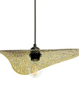 LAMPA SUFITOWA WISZĄCA APP1467-1CP Czarna/złota 2