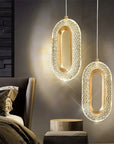 LAMPA WISZĄCA KRYSZTAŁOWA LED G113-1CP Złota 2