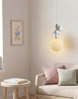 LAMPA SUFITOWA WISZĄCA MIŚ STOJĄCY NA KSIĘŻYCU G166-1CP 2