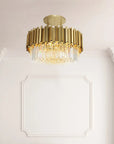 Lampa Sufitowa Plafon Kryształowa APP1100-4CP Złota 2